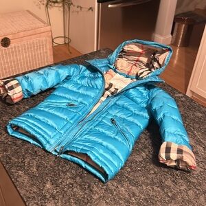 🦁 Burberry Children’s Nova Check Down Jacket